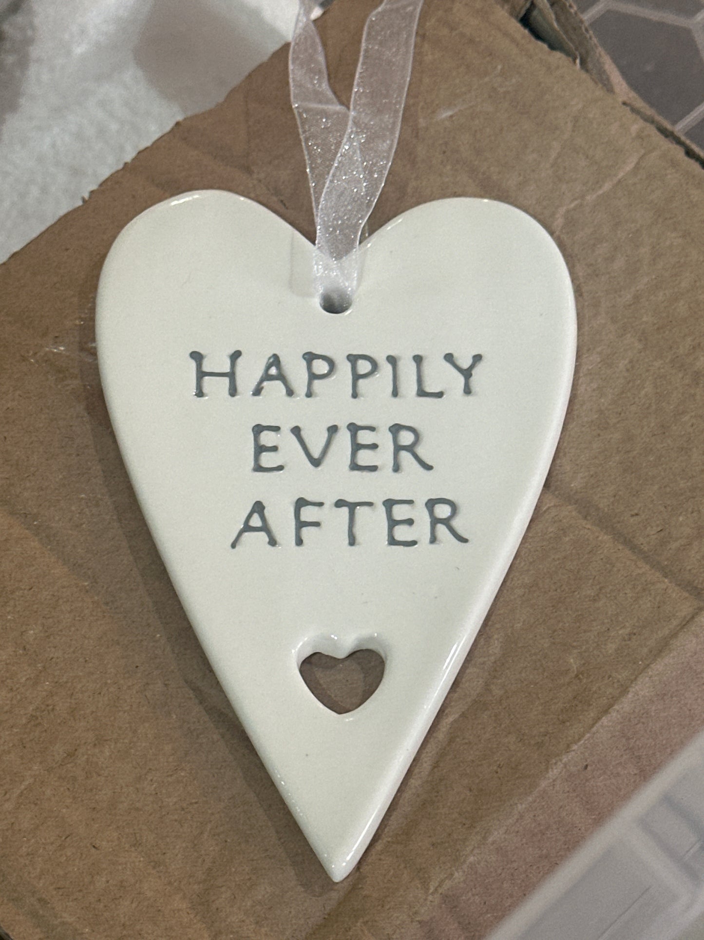 HS Ceramic Heart Plaque