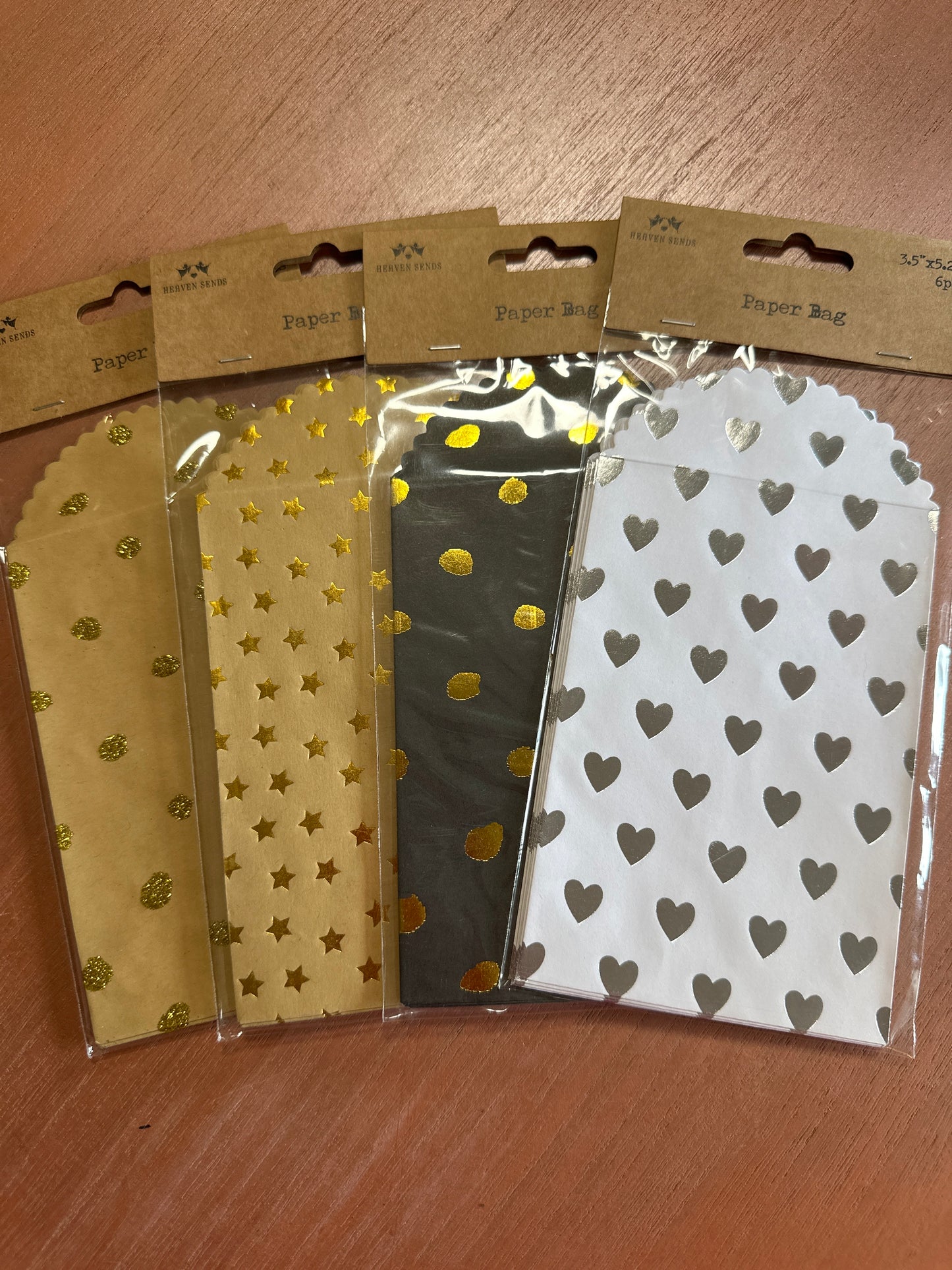 HS 6 Decorative Paper Envelopes 3.5x5.25 inches