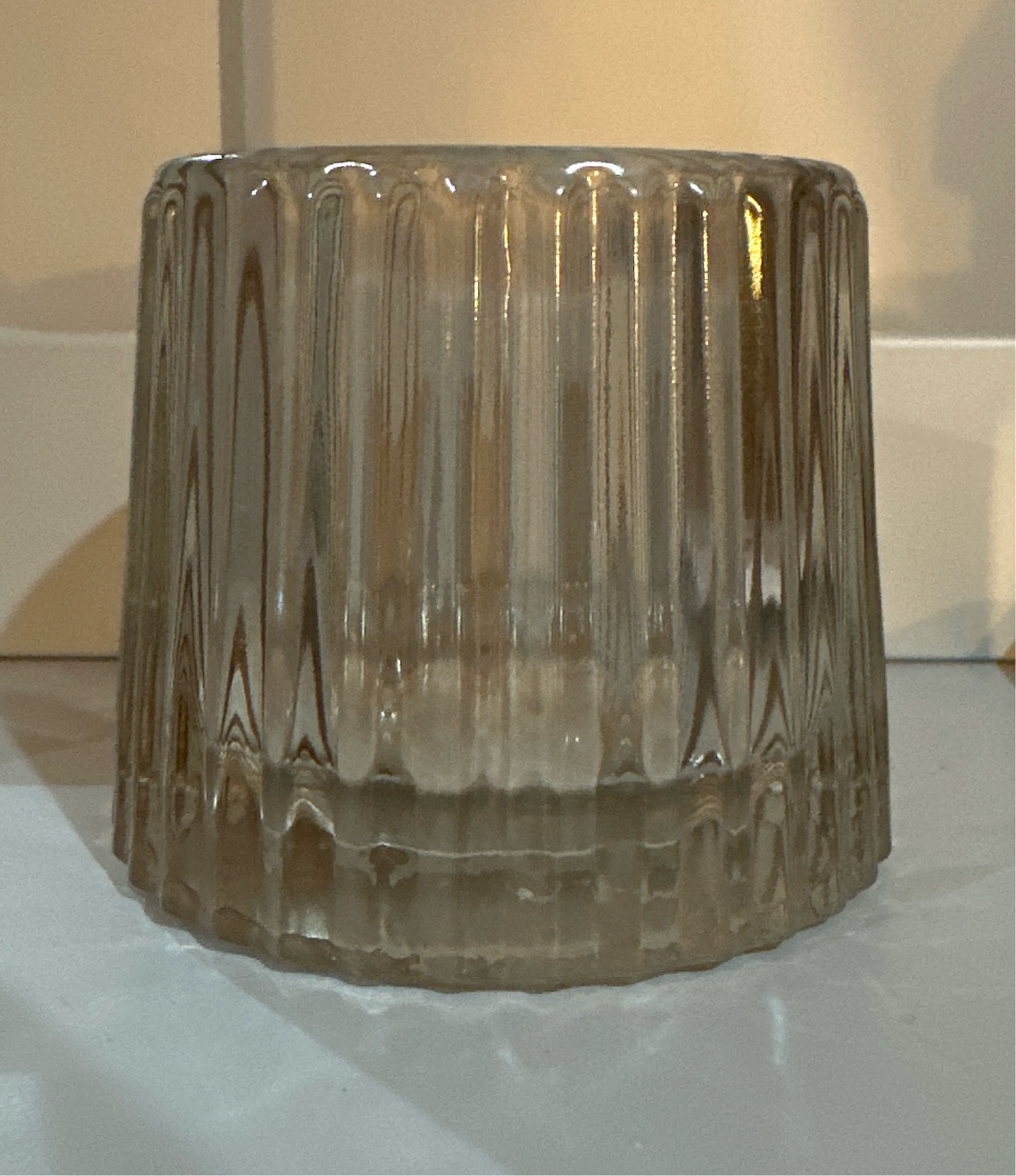 Clear Glass Votive Candle Holder