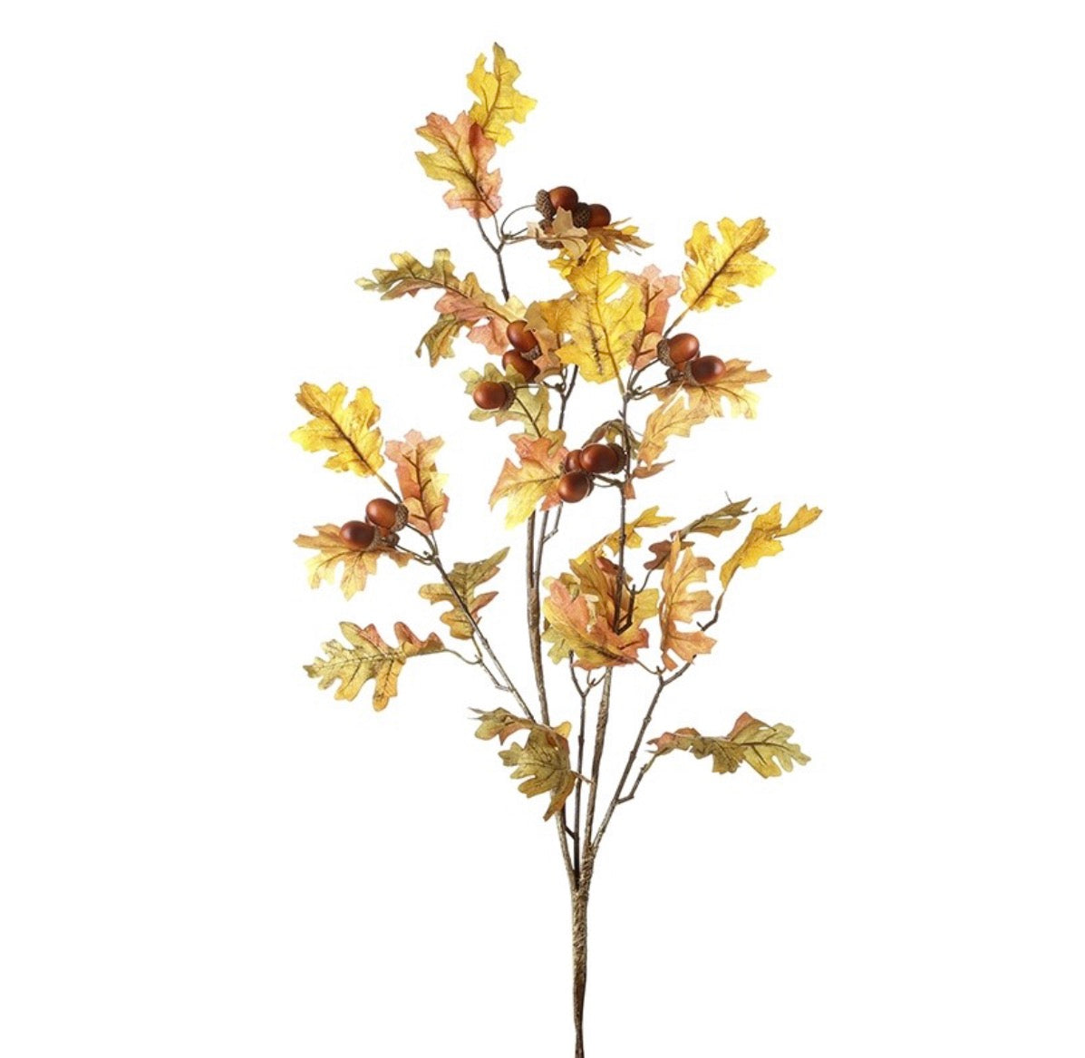 HS Individual Faux Oak Leaf Spray