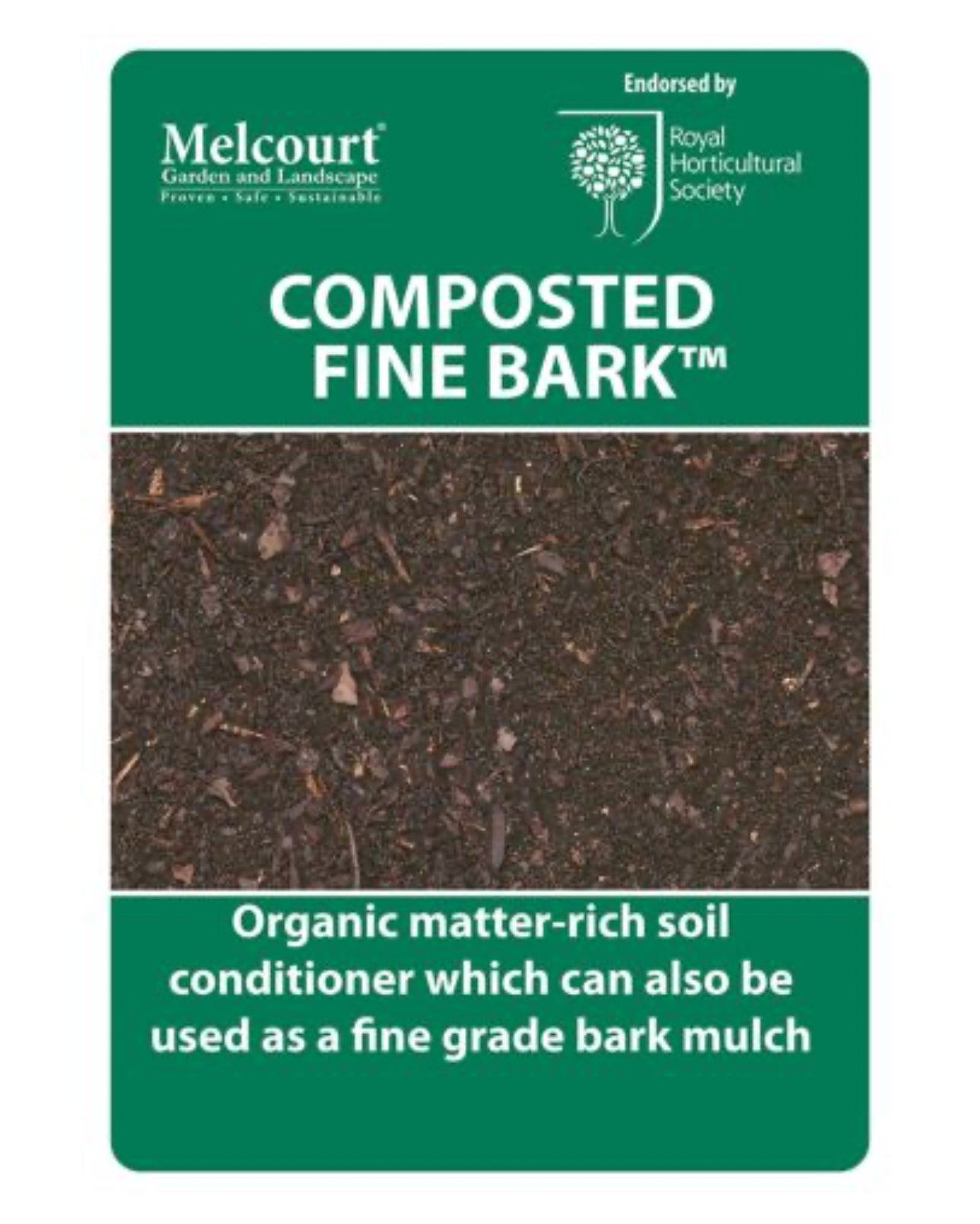 Melcourt Composted Fine Bark 50 Ltr 7573