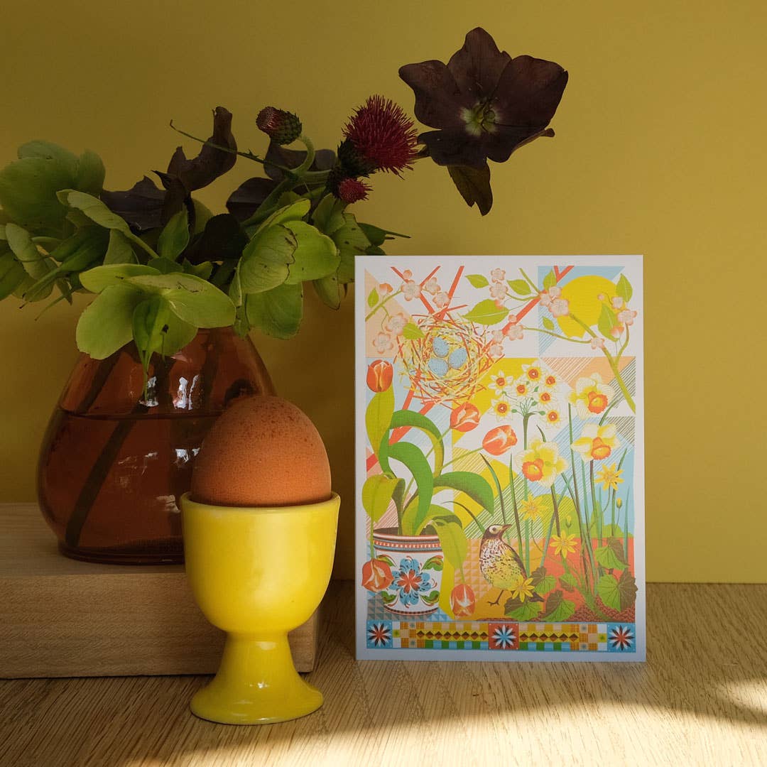 April greetings card