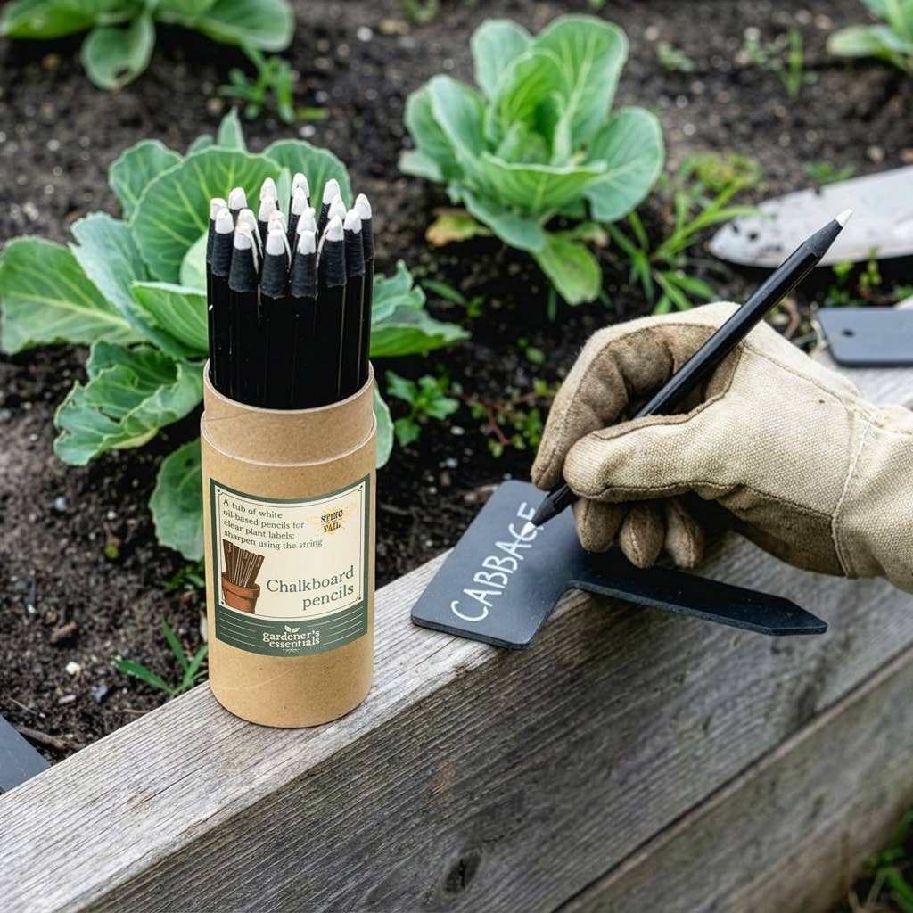 GARDENER'S ESSENTIALS - TUB OF OIL BASED WHITE PENCILS