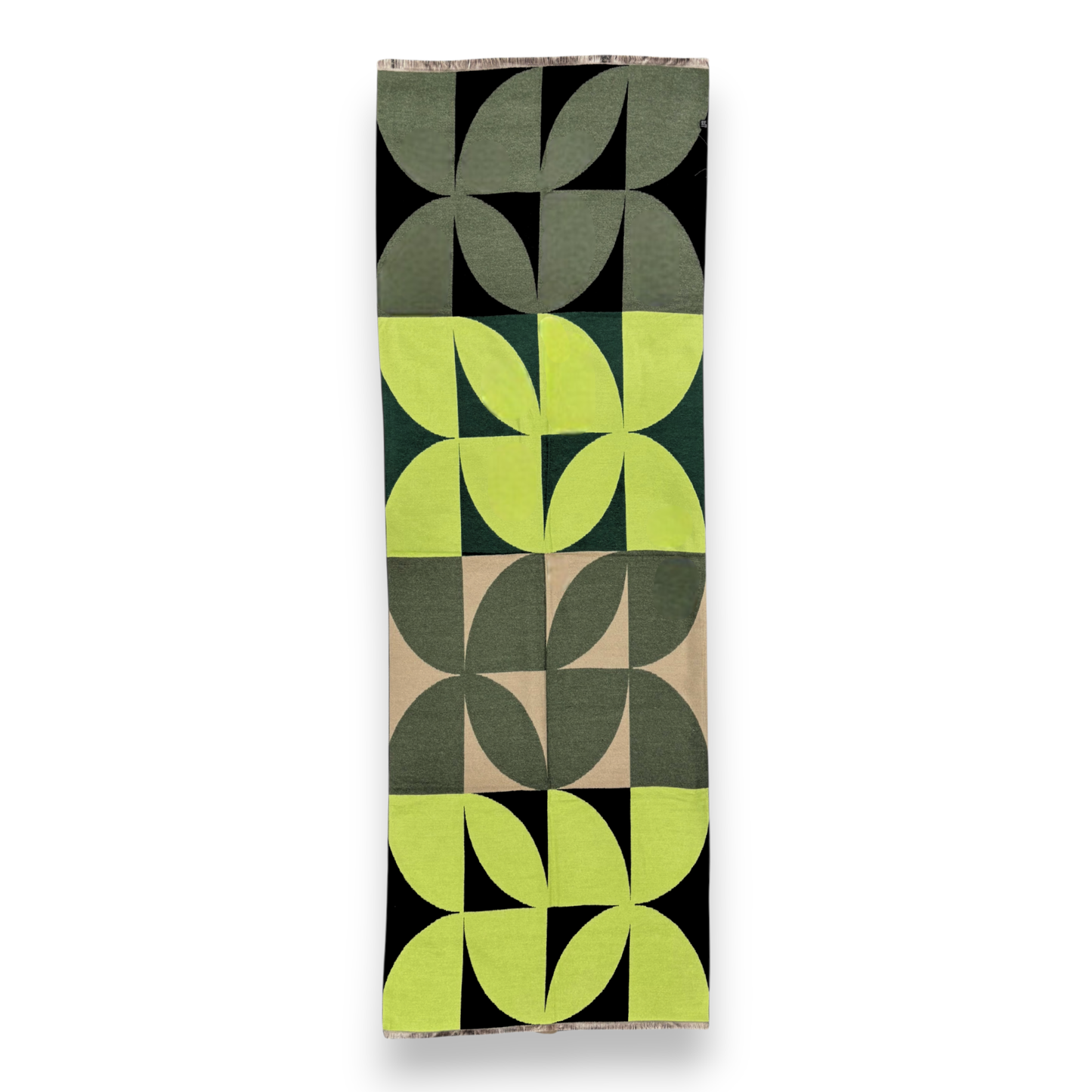 New Retro Print Cashmere Blend Winter Scarf