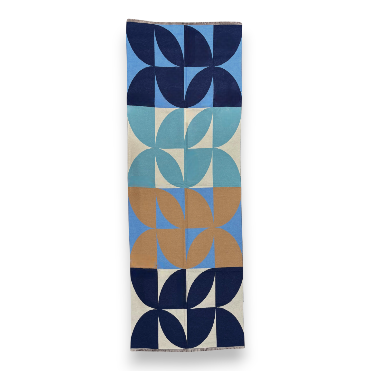 New Retro Print Cashmere Blend Winter Scarf