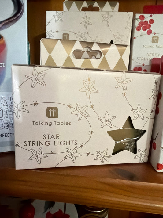 TT Gilded Star String Lights 3M Indoor