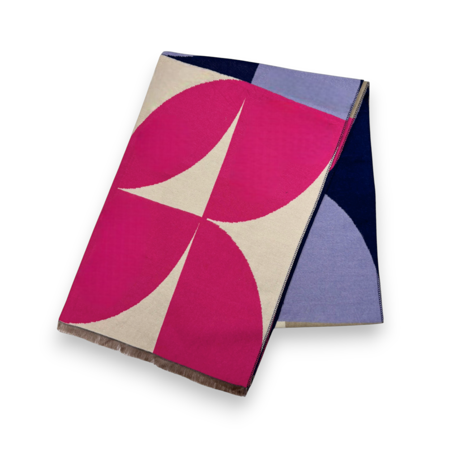 New Retro Print Cashmere Blend Winter Scarf