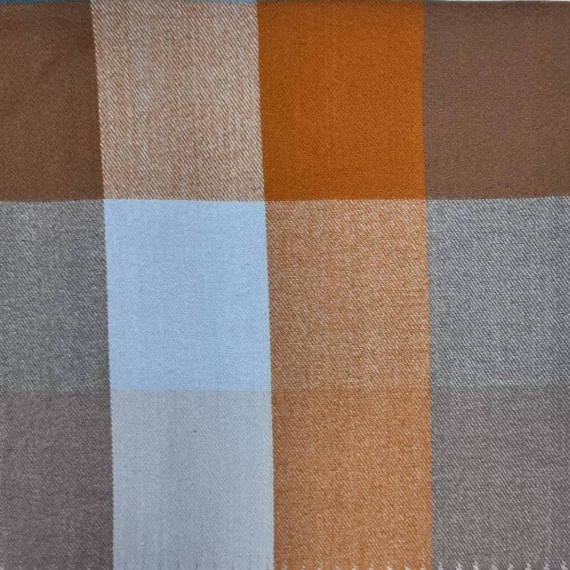 Soft Festive Multi Check Winter Scarf