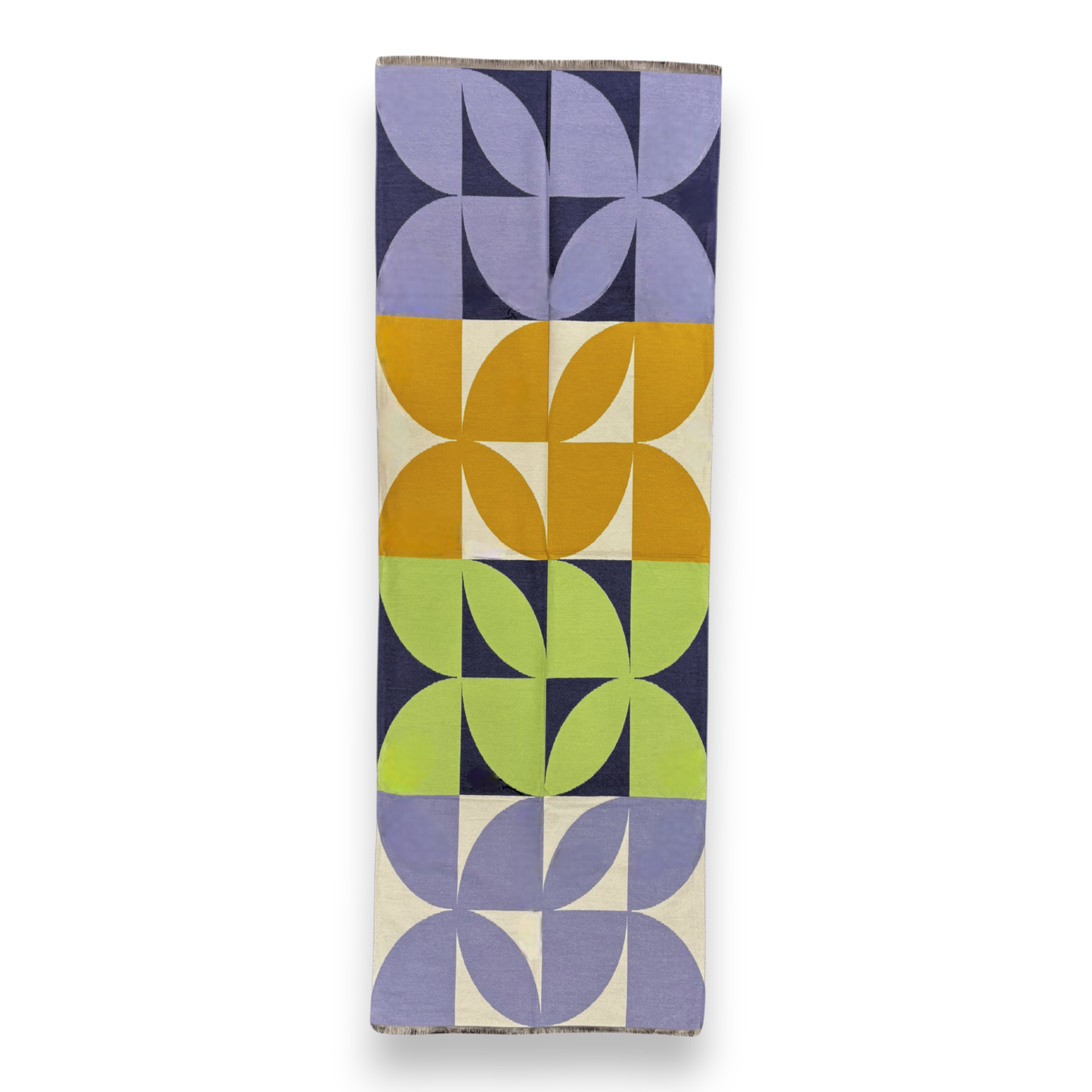 New Retro Print Cashmere Blend Winter Scarf