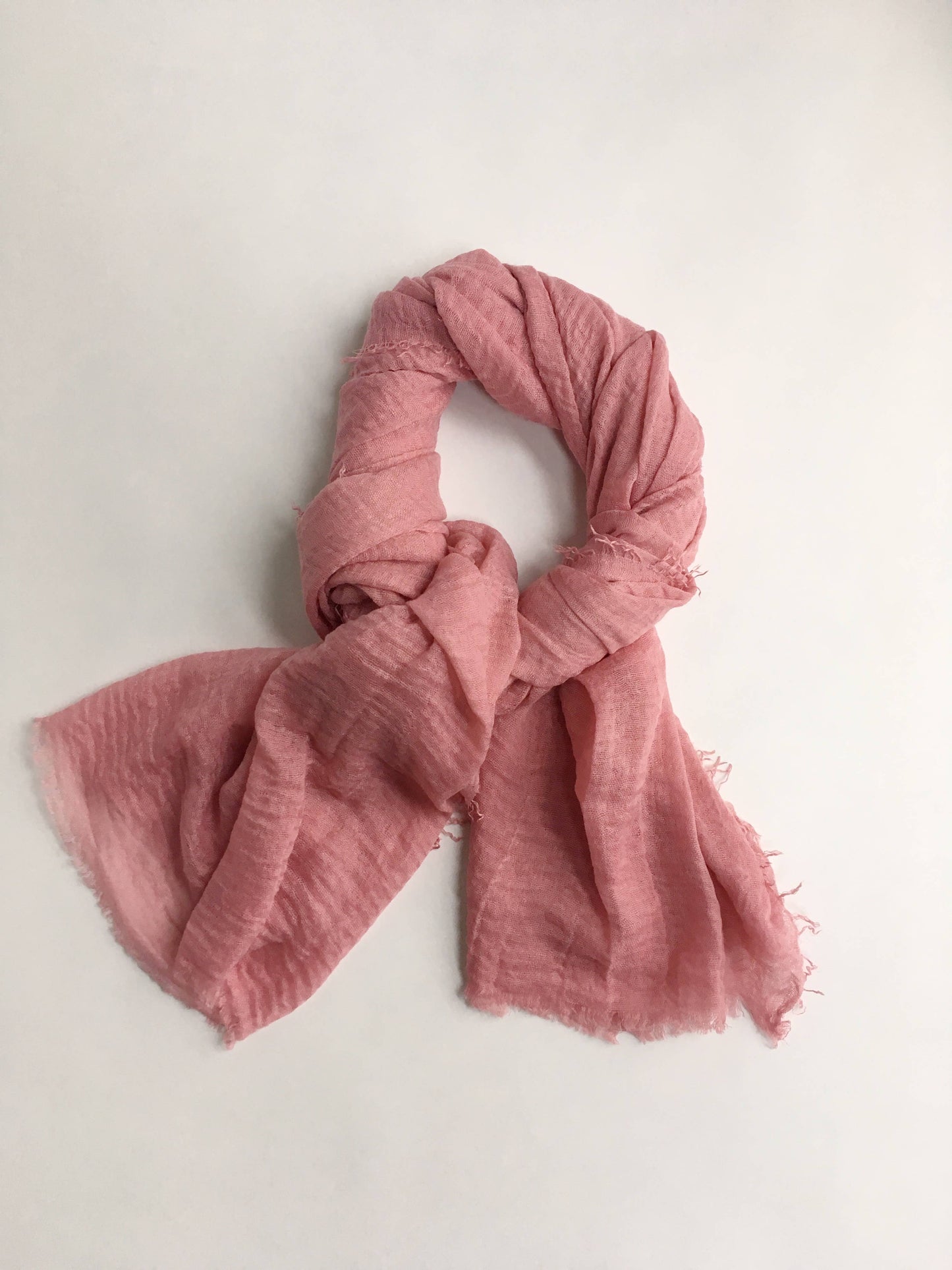 Cariceprints… Hand printed linen mix scarf printed in Daisy