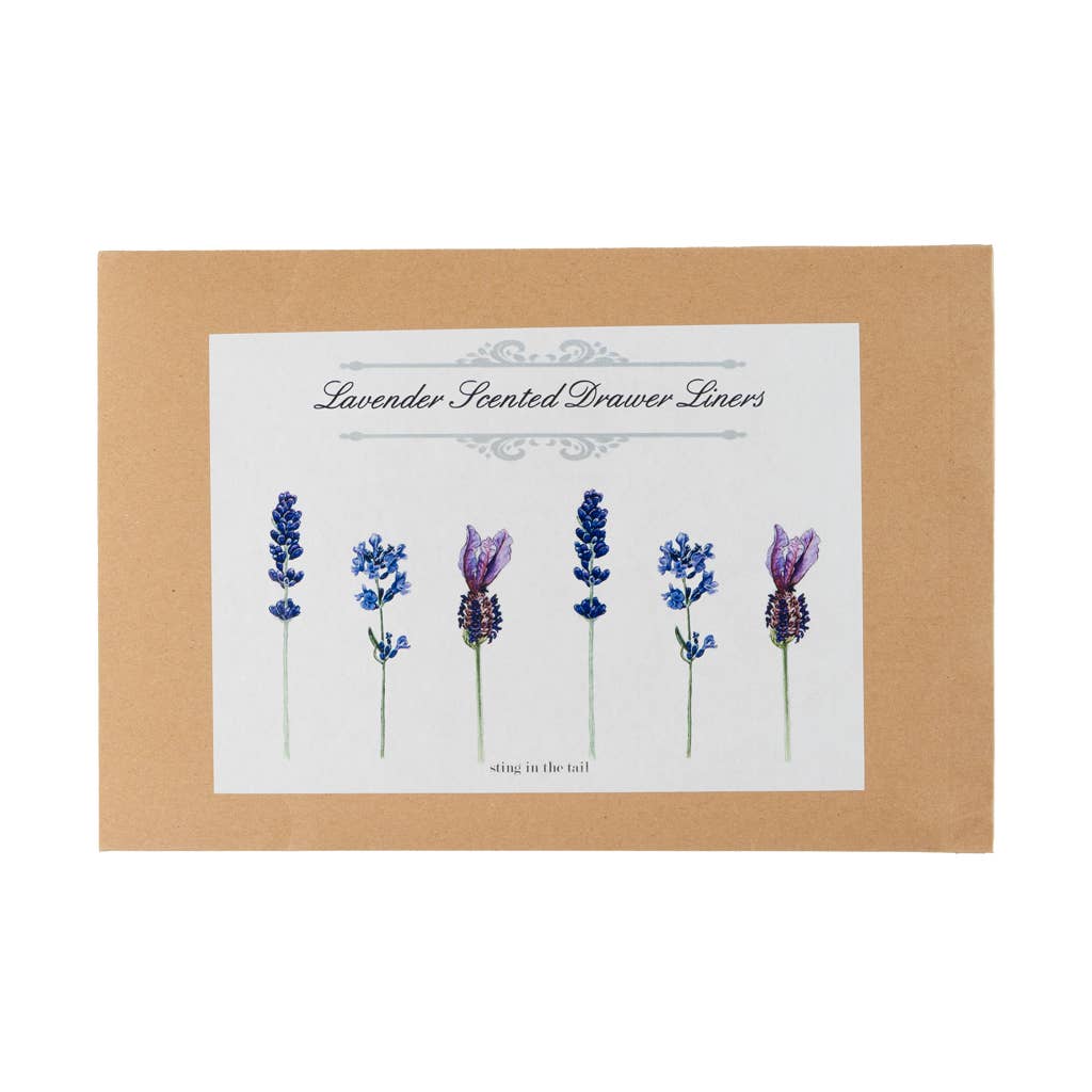BOTANICAL COLLECTION - LAVENDER SCENTED DRAWER LINERS