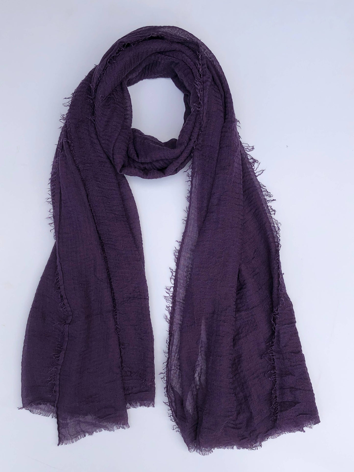 Cariceprints… Hand printed linen mix scarf in Spring Fling