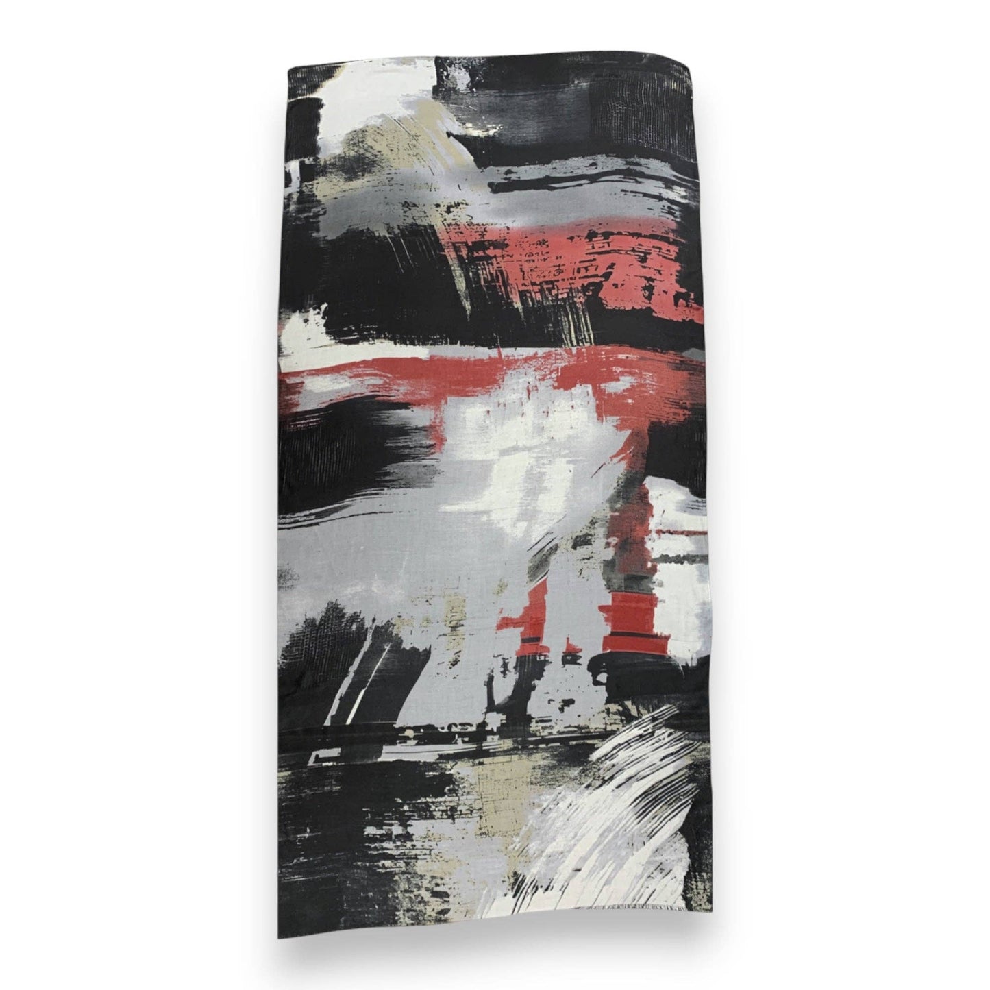 Brush Stroke Print Scarf