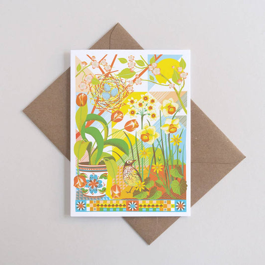 April greetings card