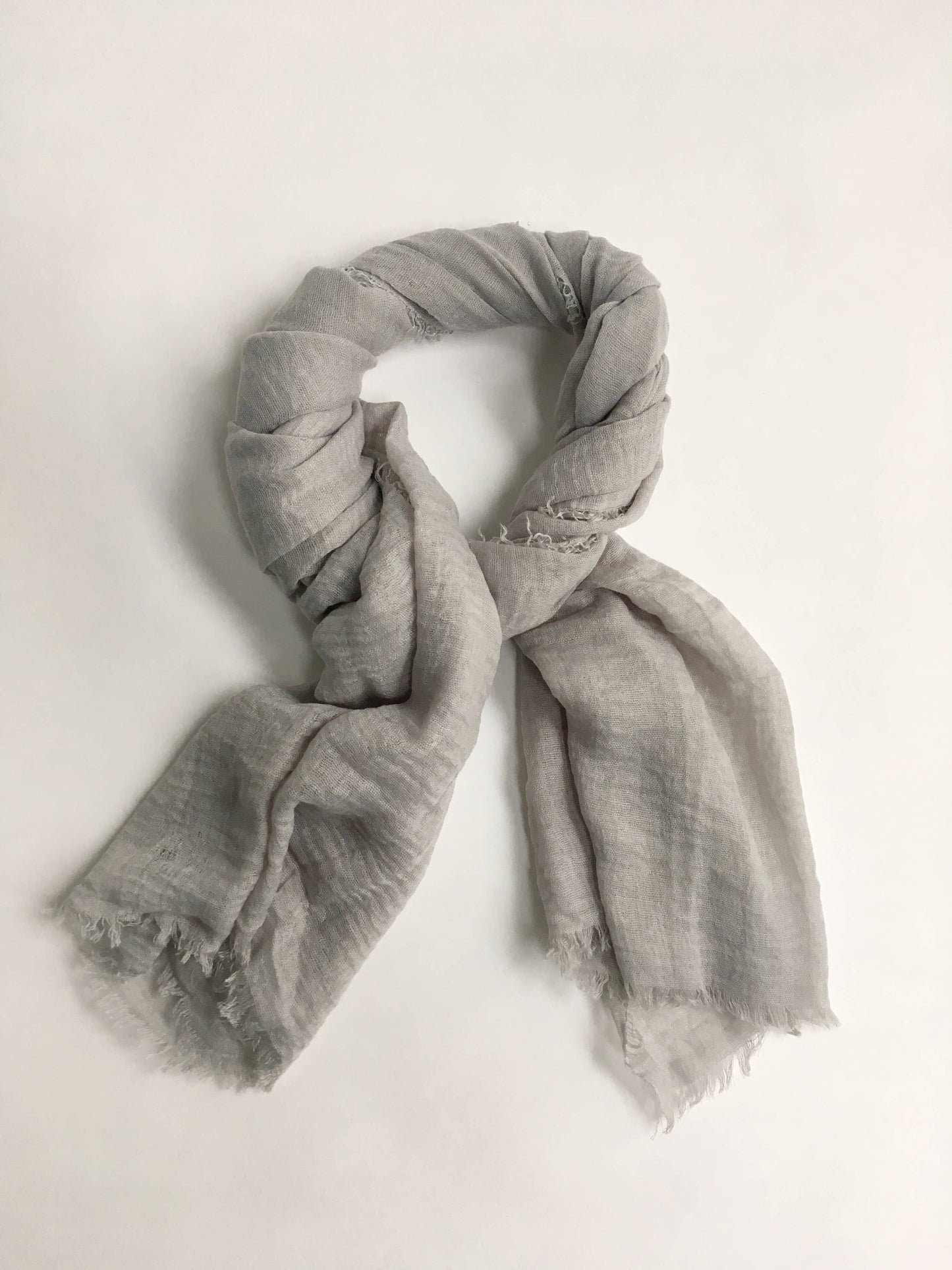 Cariceprints… Hand printed linen mix scarf printed in Daisy