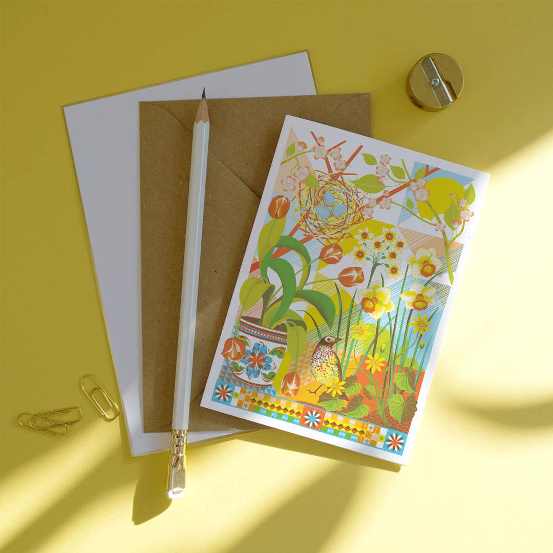 April greetings card