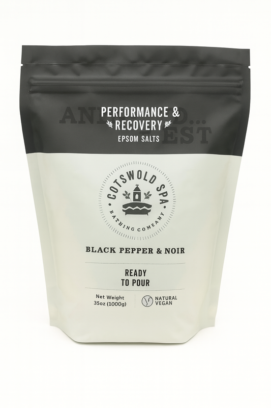 Performance & Recovery 1kg Luxury Epsom Salts with Noir