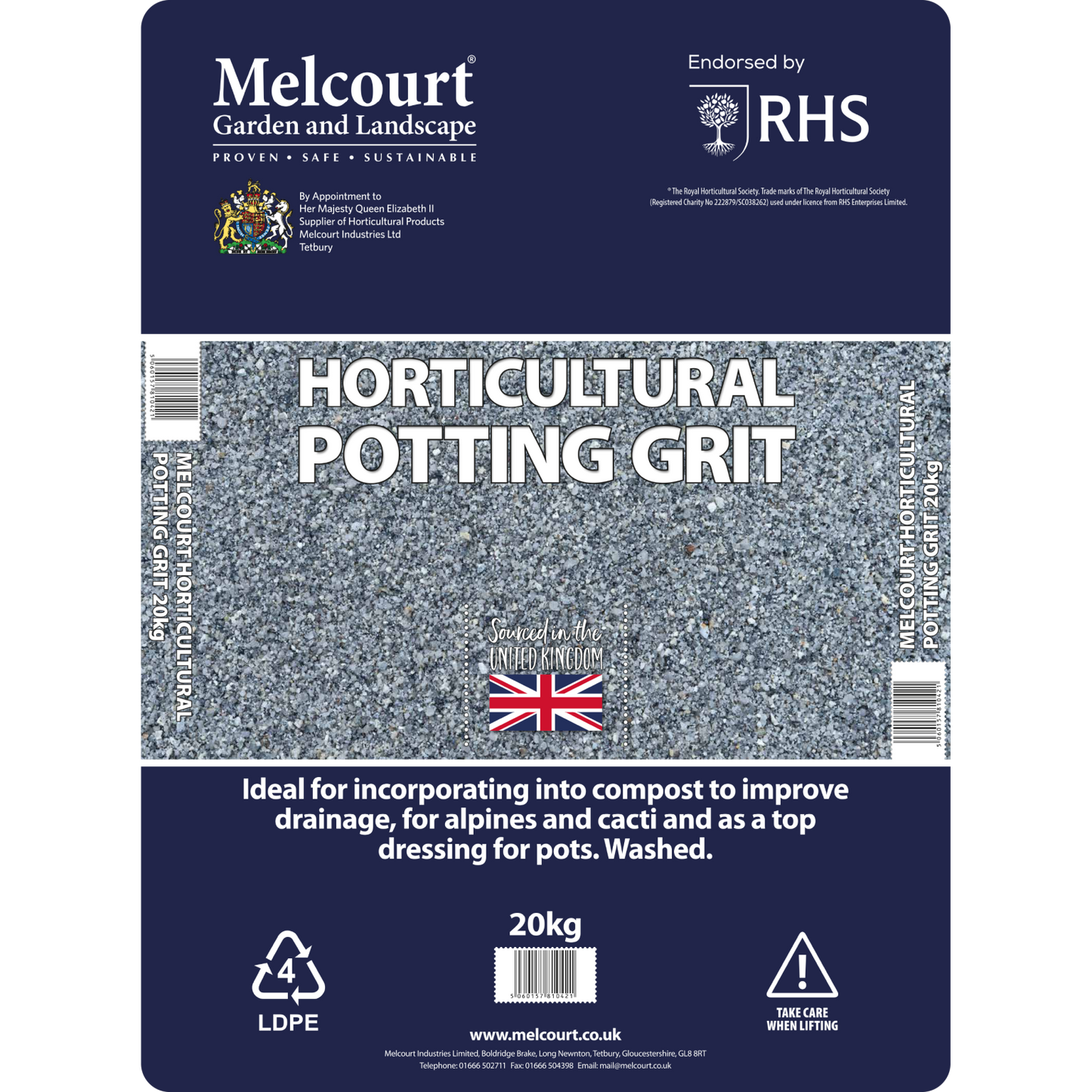 Melcourt Horticultural Potting Grit 20KG