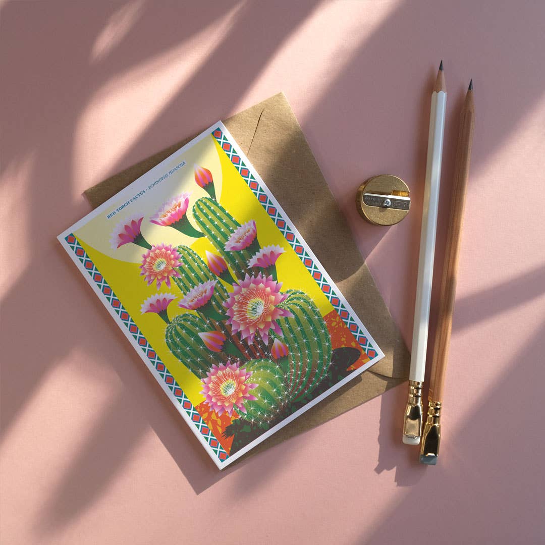 Cactus greetings card