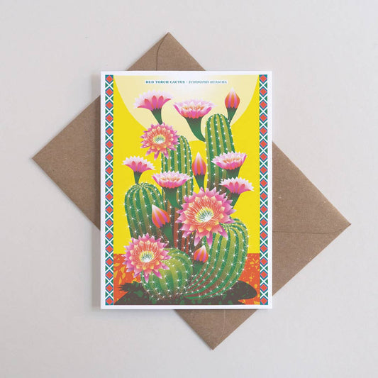 Cactus greetings card