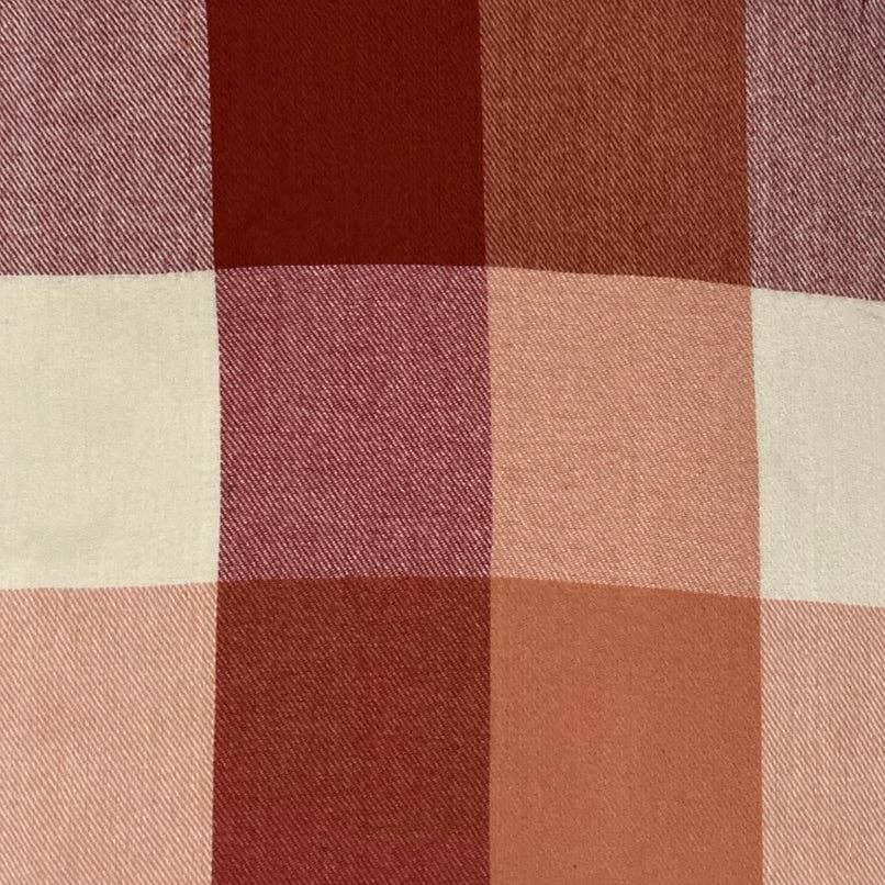 Soft Festive Multi Check Winter Scarf