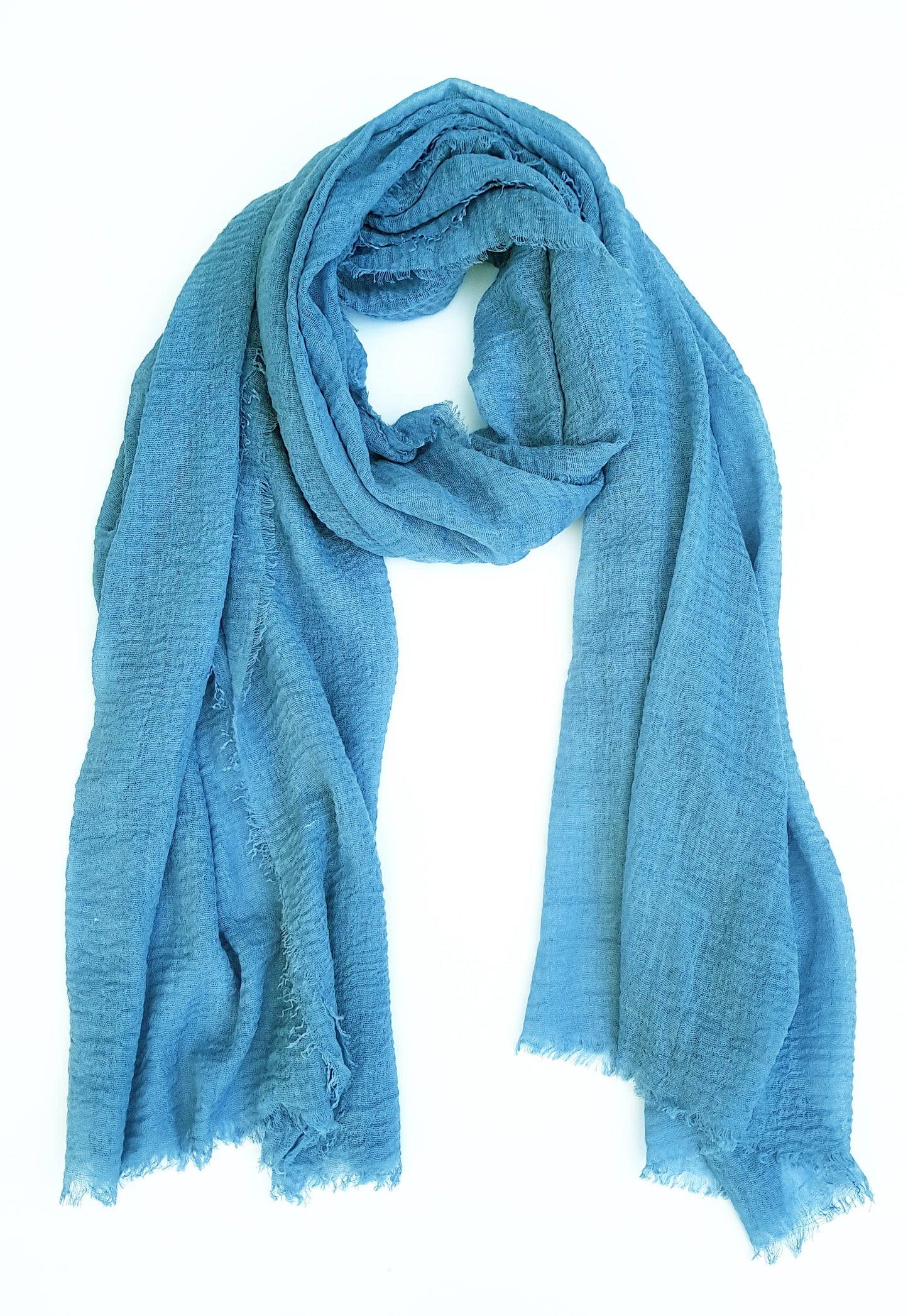 Cariceprints… Hand printed linen mix scarf printed in Daisy