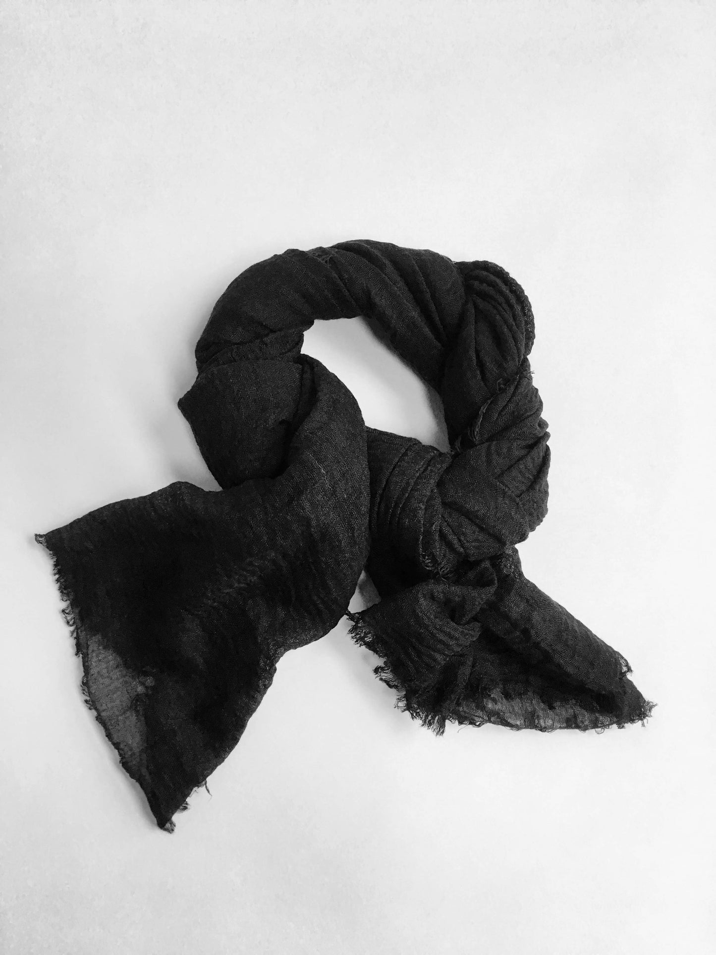 Cariceprints… Hand printed linen mix scarf in Spring Fling