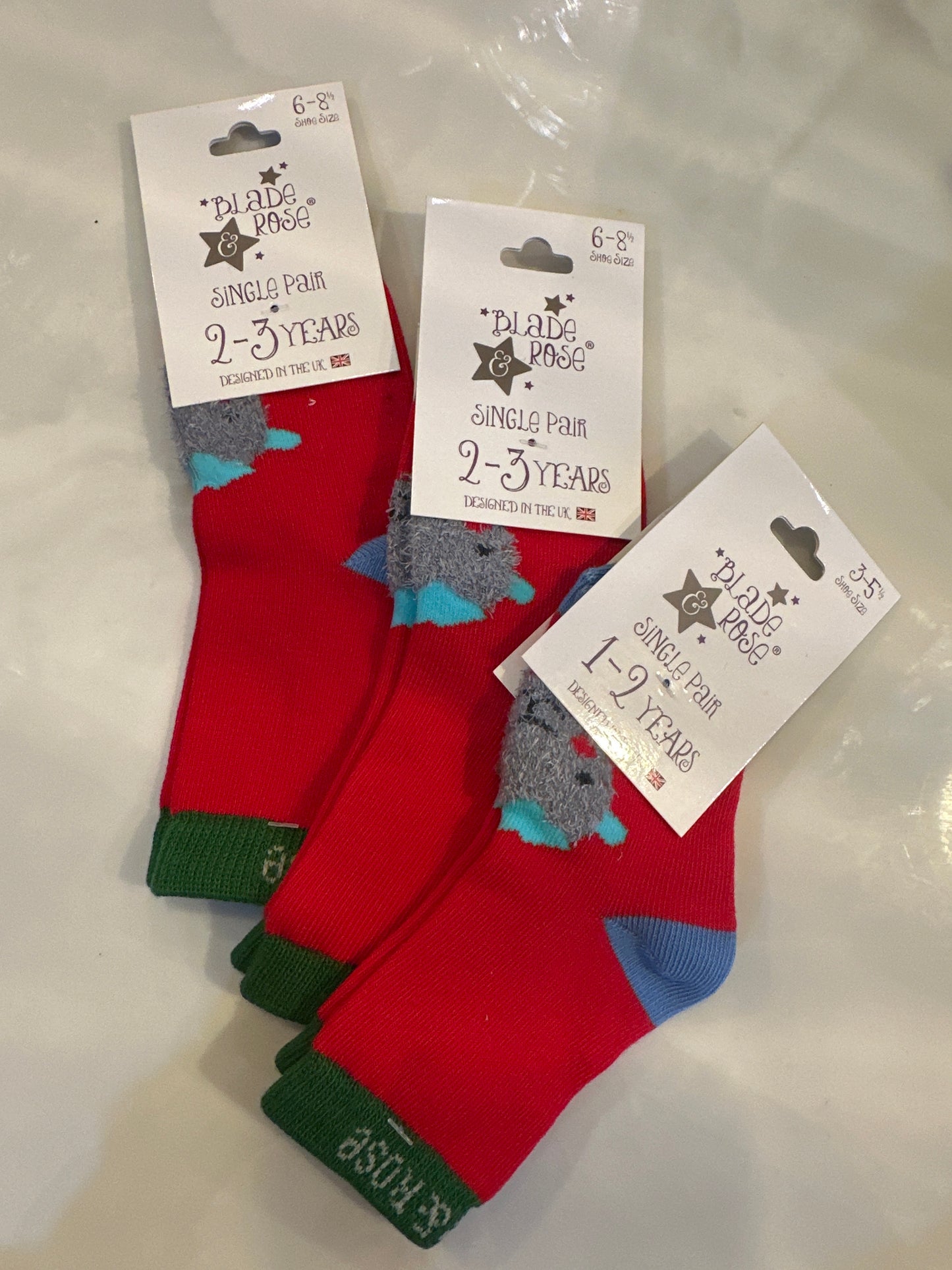 Blade & Rose Fluffy Bright Sheep Socks
