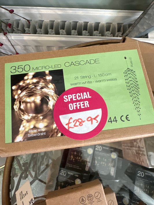 HS 350 Micro-LED Cascade Lights 1.5M Indoor Plug In
