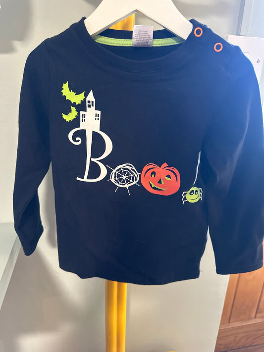 B&R Boo Halloween Long Sleeved Top