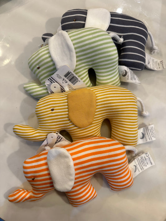 Best Years (Scrappys) Baby Toy -Striped Elephant