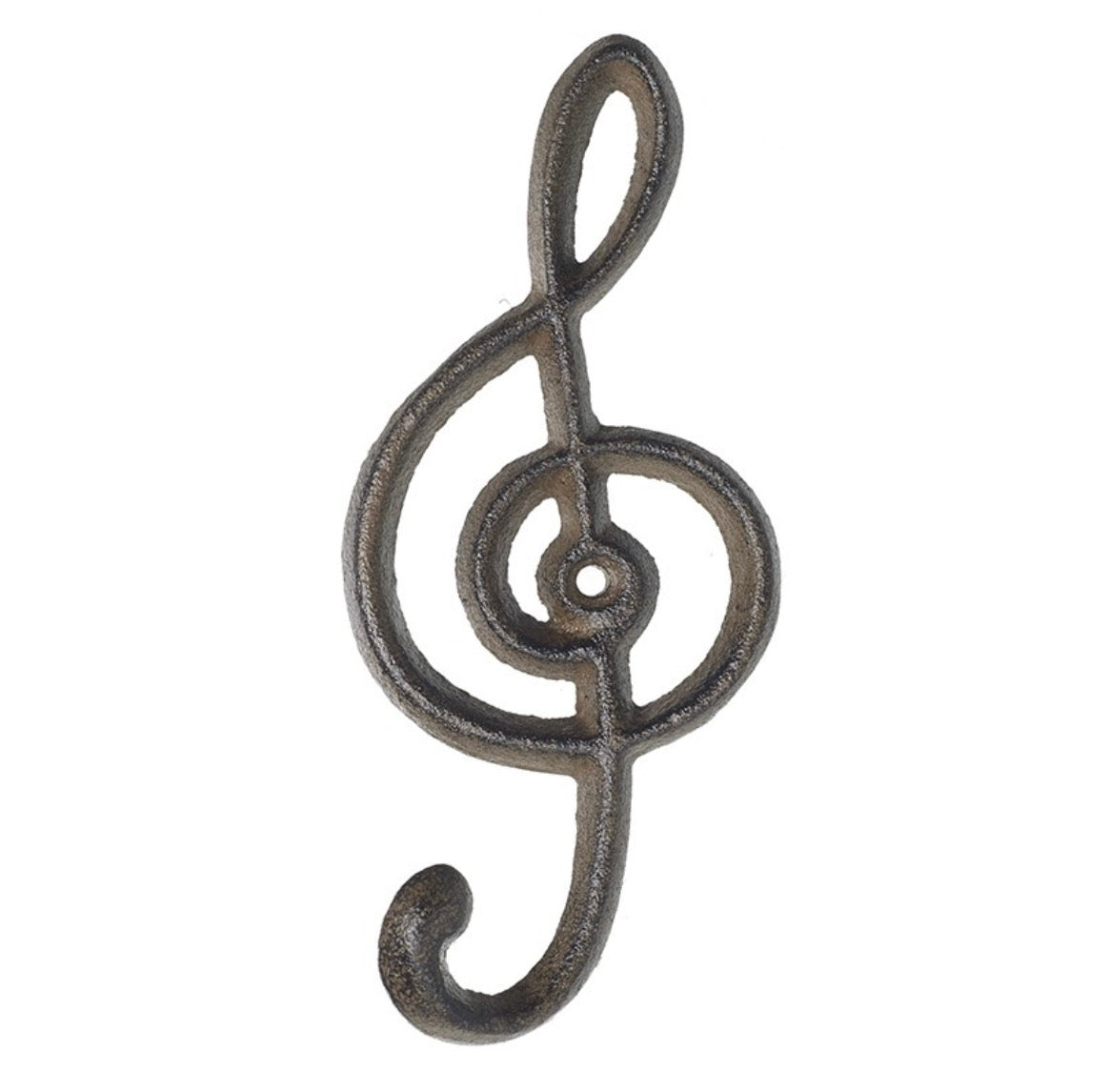 HS Iron Treble Clef Wall Hook