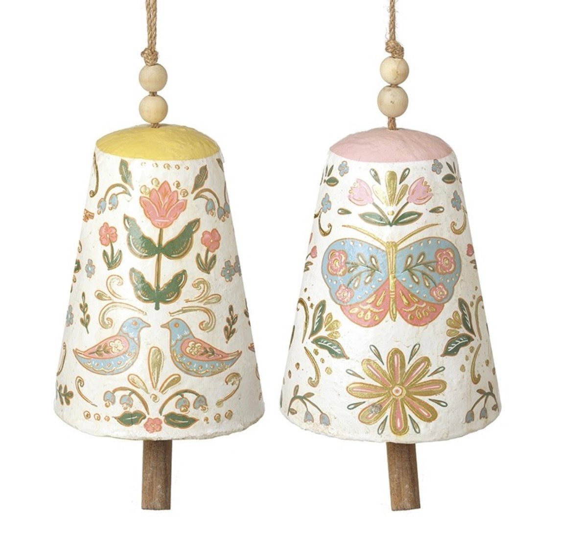 HS Folk Art Bell Decoration