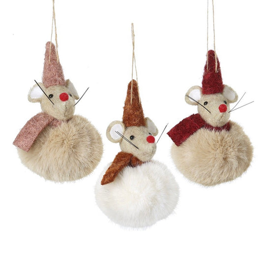 HS Individual Hanging Pom Pom Mice