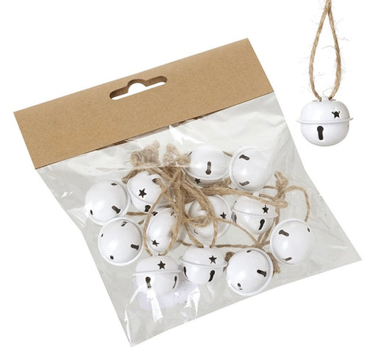 HS White Metal Bell Set 12PC