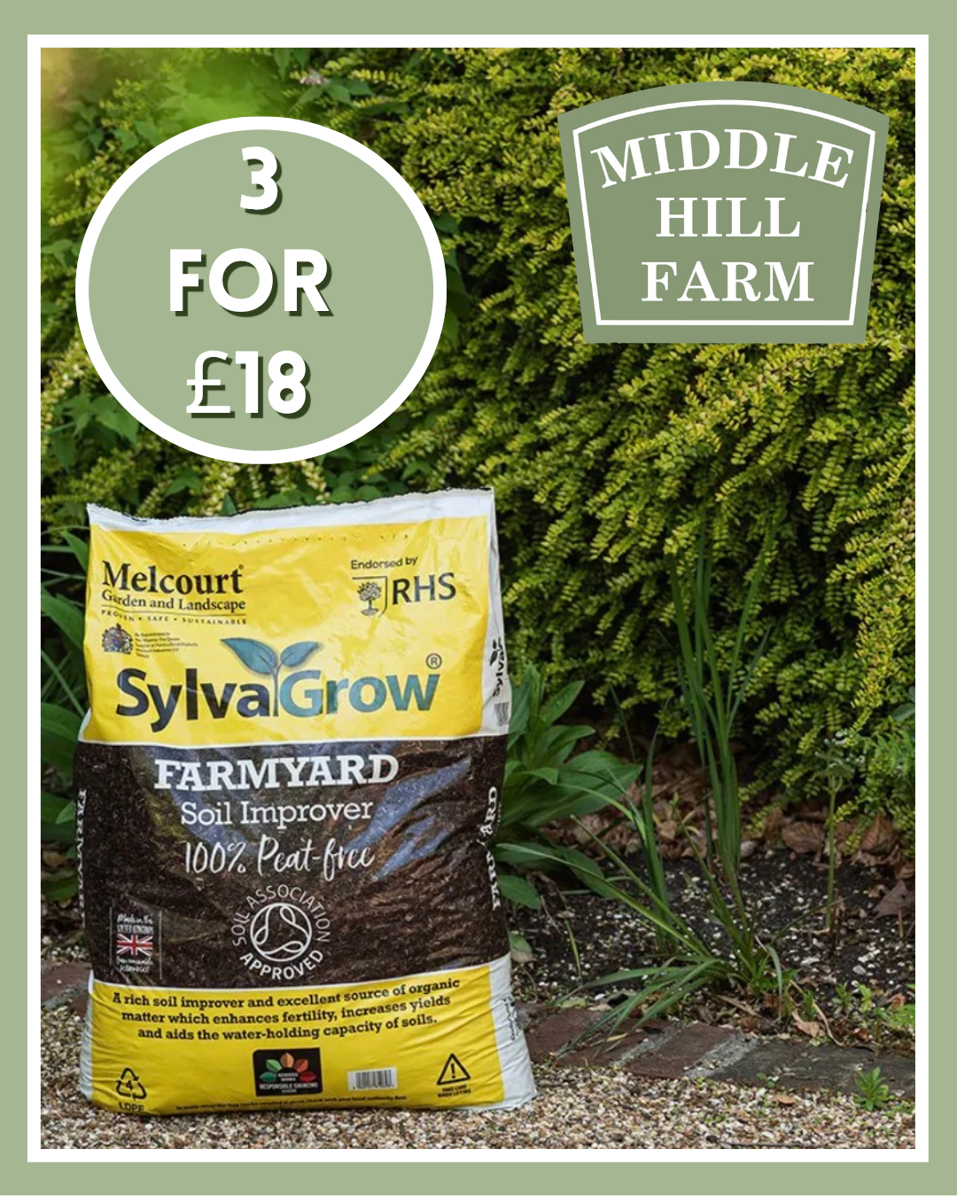 SylvaGrow Farmyard Soil Improver 45L 7228