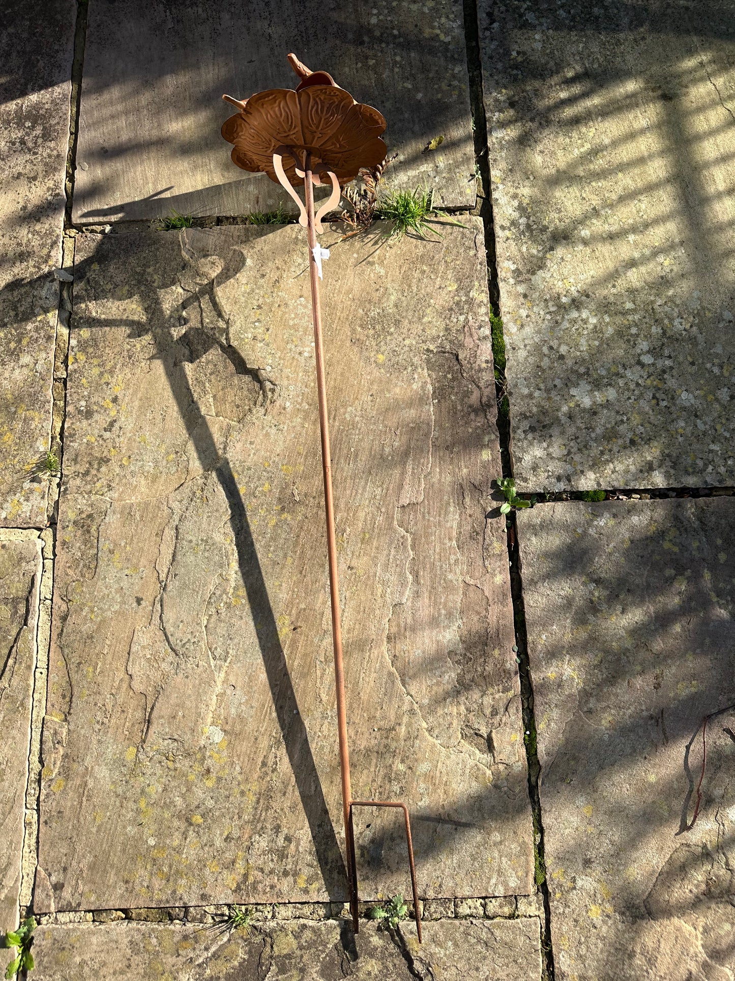 Decorative Garden Stake Bird Feeder