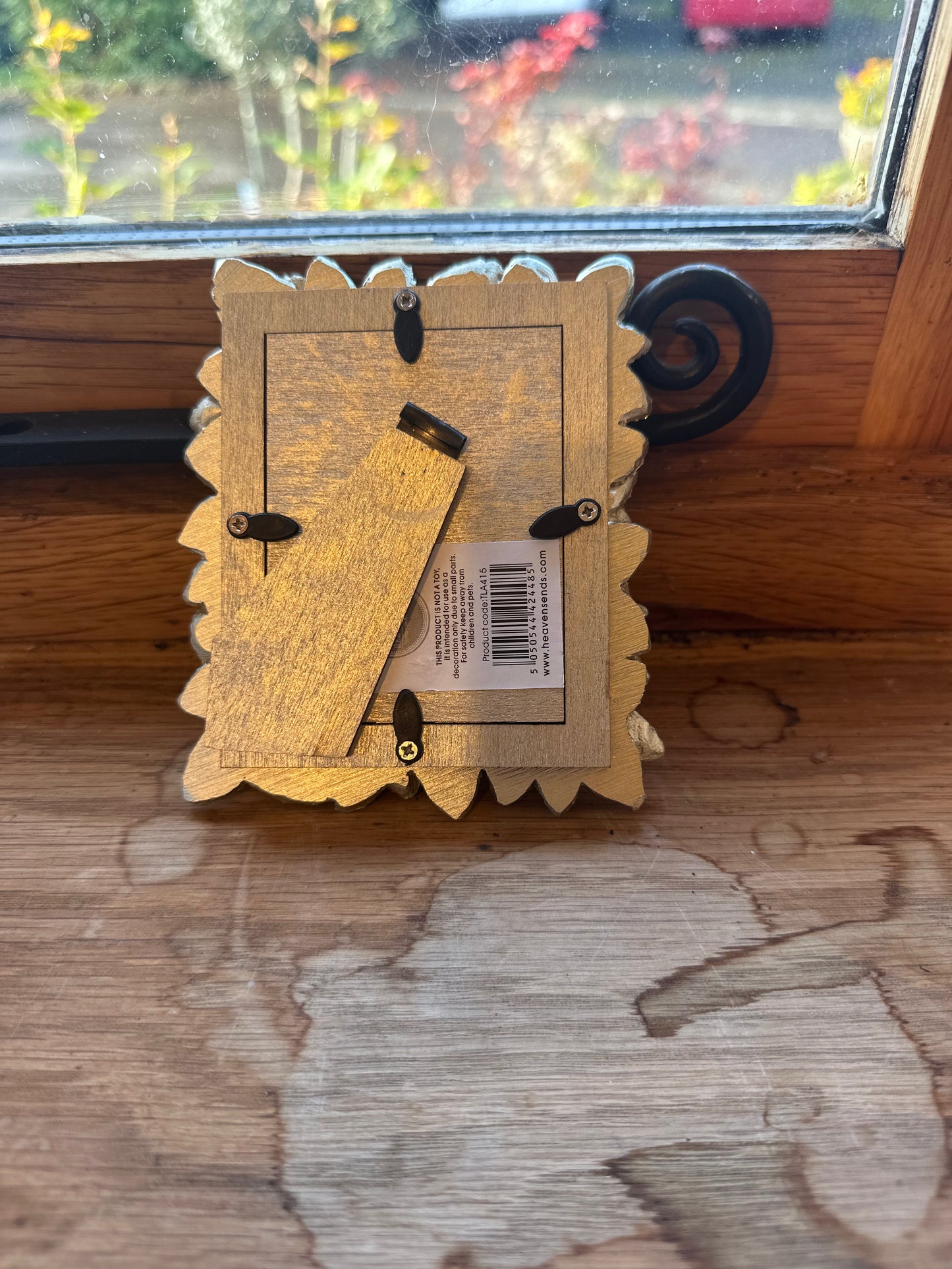 Miniature Gold Feather Picture Frame