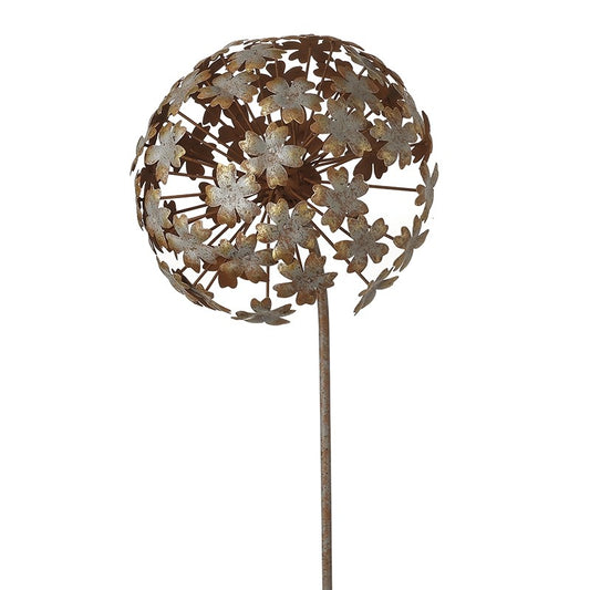 Hydrangea Flower Metal Garden Stake