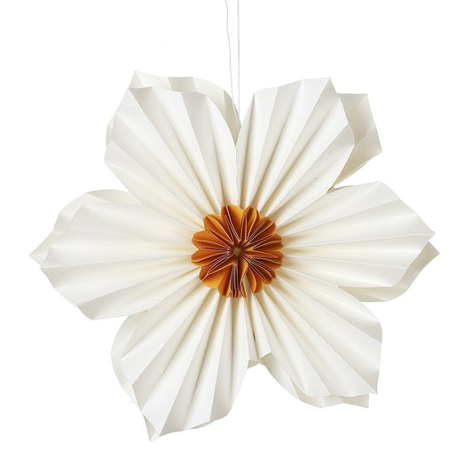 Hanging White Paper Flower