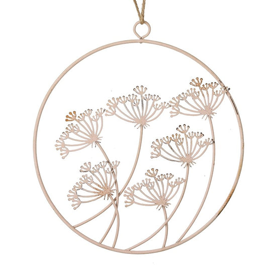 Hanging Metal Floral Hoop
