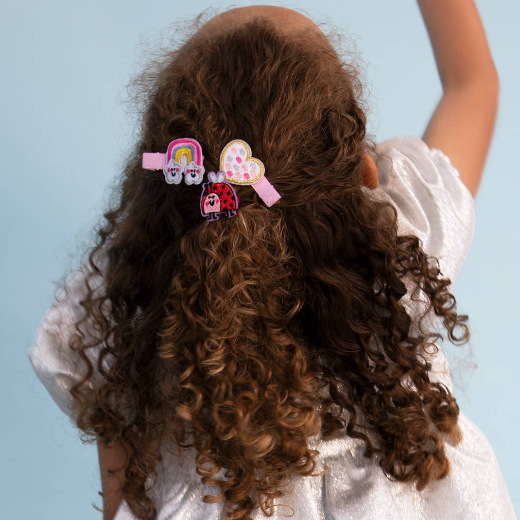 Kid’s Hair Clips - Hearts (Set of 2)