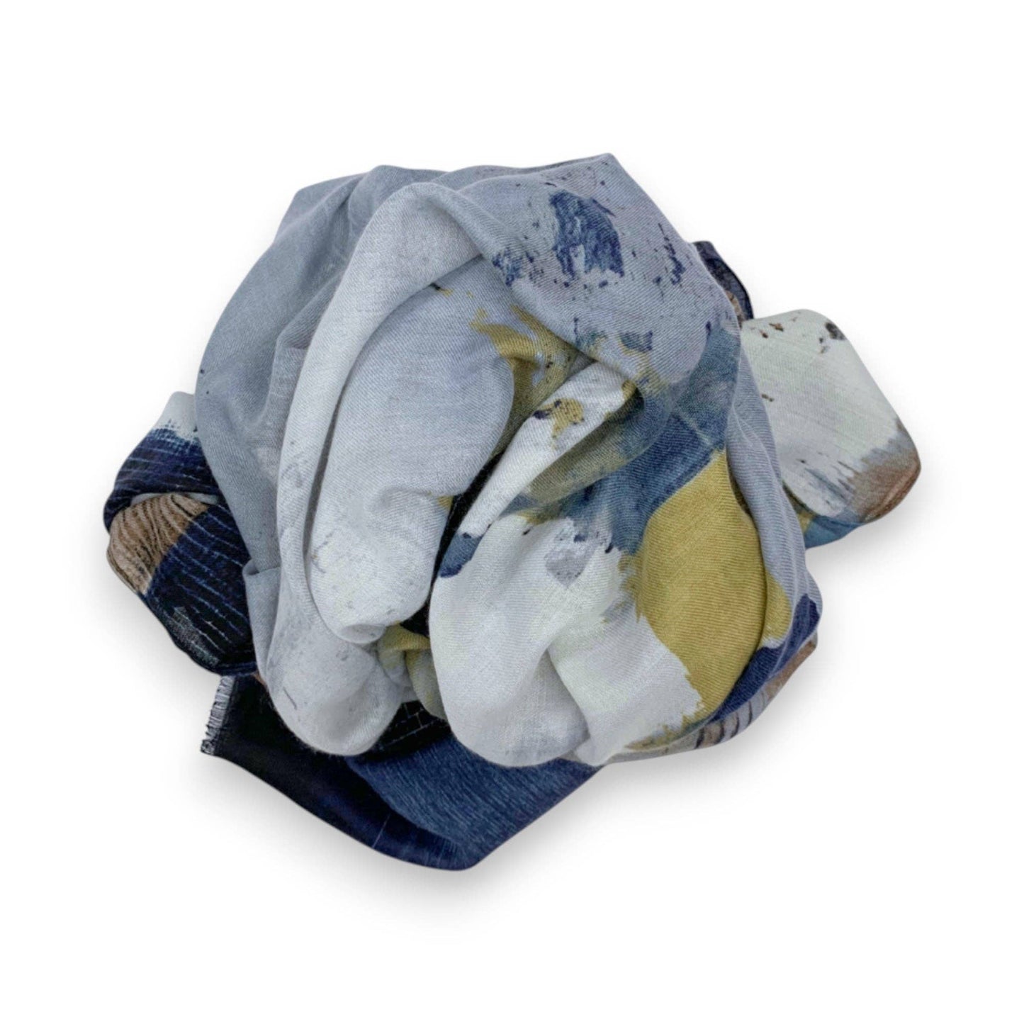 Brush Stroke Print Scarf
