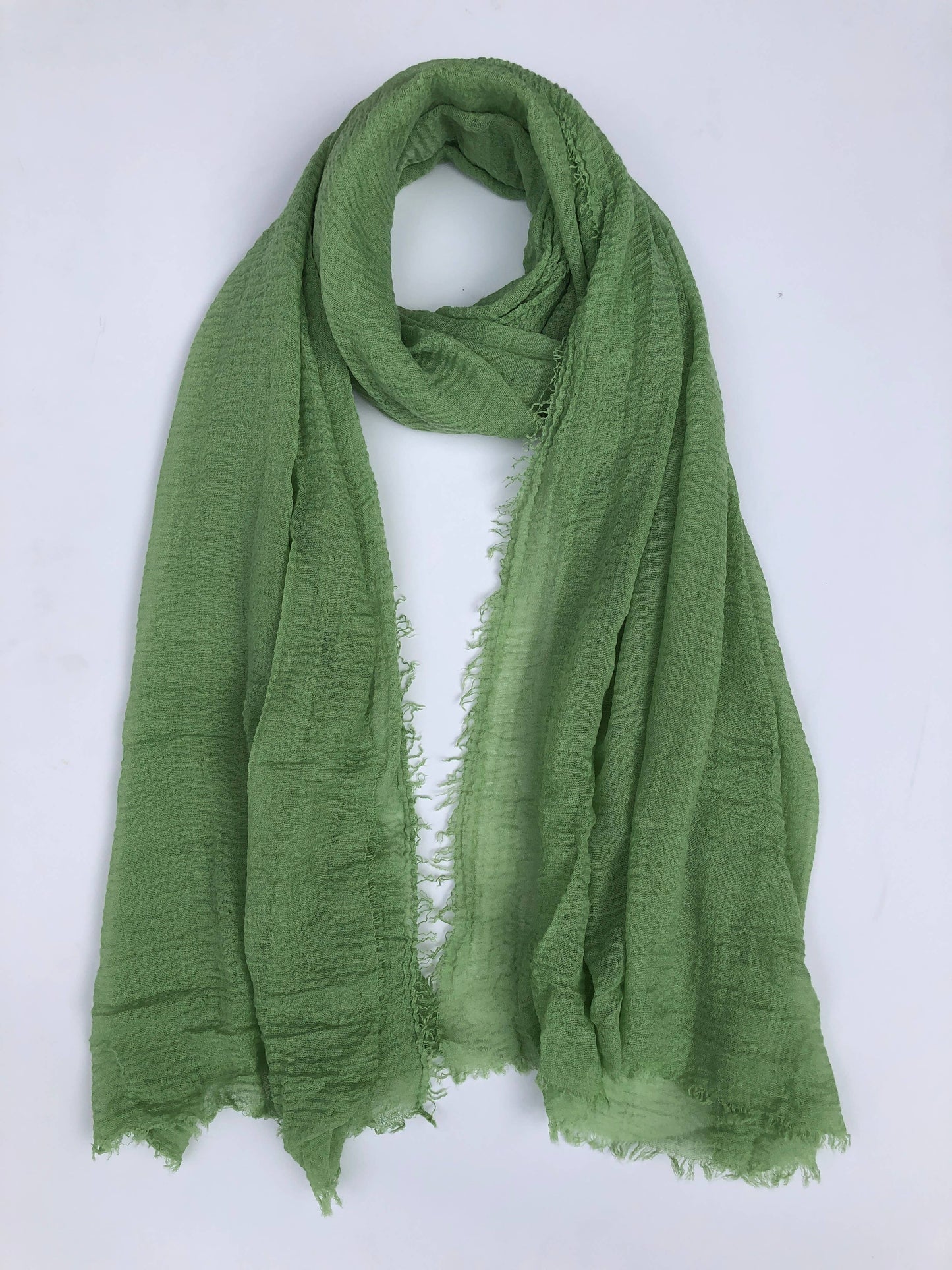 Cariceprints… Hand printed linen mix scarf printed in Daisy