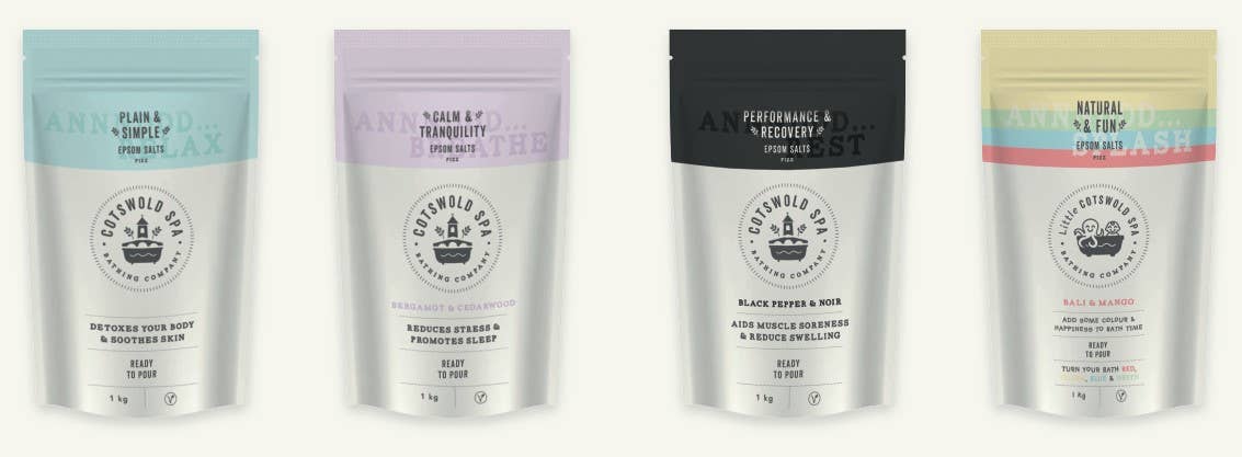 Performance & Recovery 1kg Luxury Epsom Salts with Noir