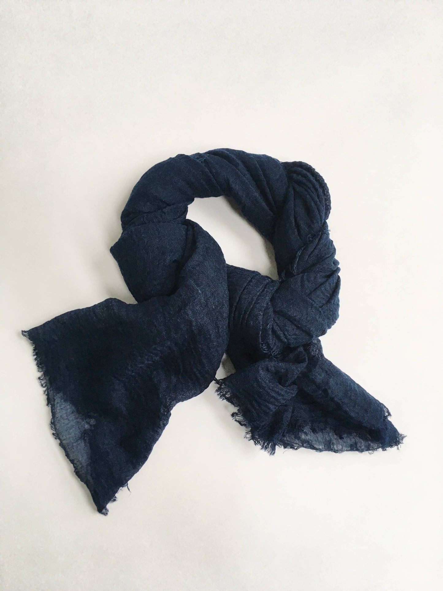 Cariceprints… Hand printed linen mix scarf in Spring Fling